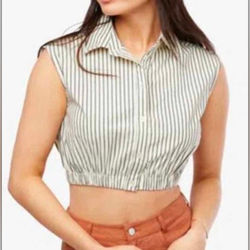 WeWoreWhat Sleeveless Popover Top